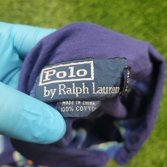 VTG Y2K Polo Ralph Lauren Polo Mens M (Fits Slim Large) Oversized Relaxed Fit - Picture 6 of 6